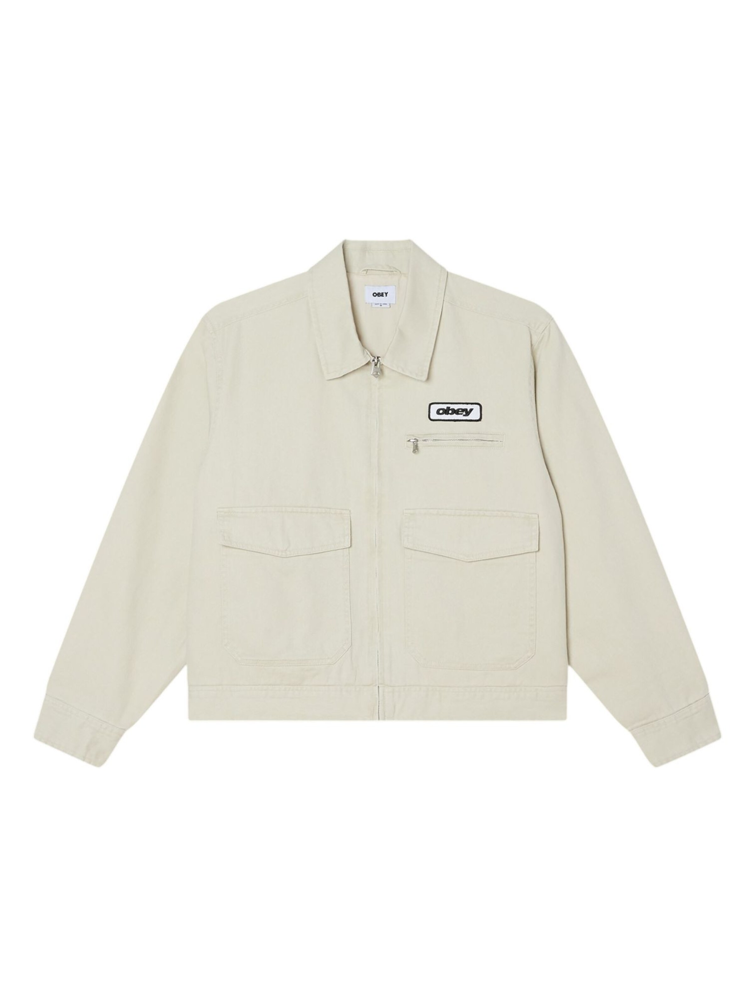 Obey Regular fit Colbert in Beige: voorkant