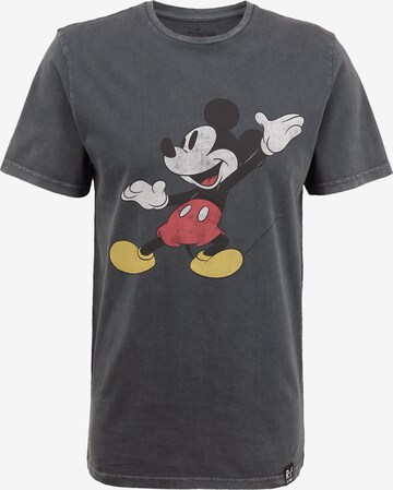 Recovered Shirt 'Mickey Mouse' in Grijs: voorkant