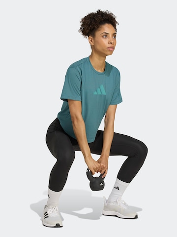 ADIDAS PERFORMANCE Functioneel shirt 'Essentials' in Groen