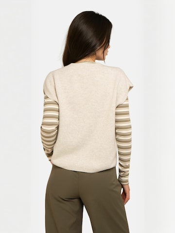 Liberte Essentiel - Chaleco ' FRID ' en blanco: atrás