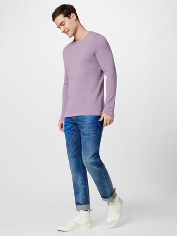 Only & Sons Regular Fit Pullover 'Panter' in Lila