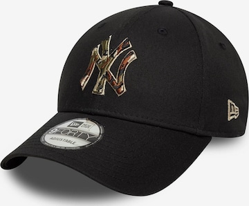 juoda NEW ERA Kepurė '9FORTY New York Yankees MLB Team Outline': priekis