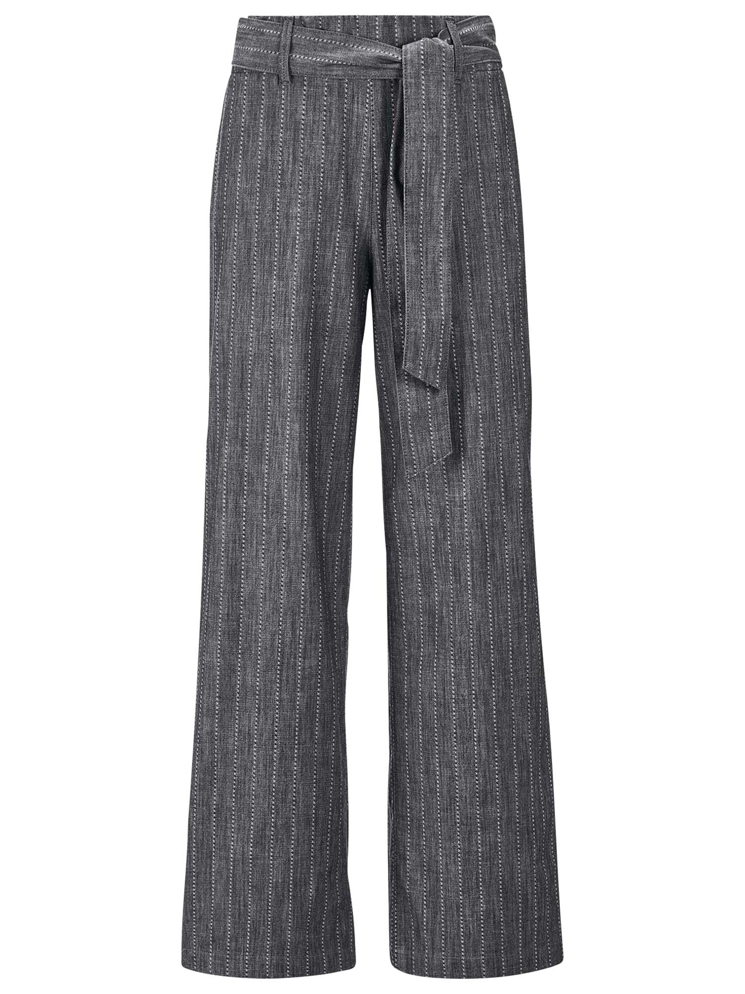 MADELEINE Hose in dunkelblau / weiß, Produktansicht