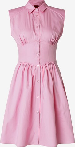 HUGO Red Kleid 'Korsetta' in Pink: predná strana