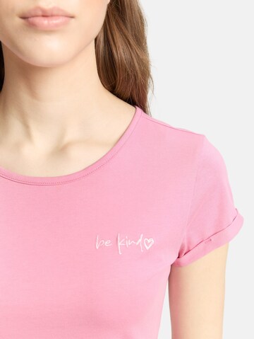 T-shirt TOM TAILOR DENIM en rose