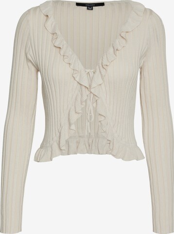 Cardigan 'Provence' VERO MODA en beige : devant