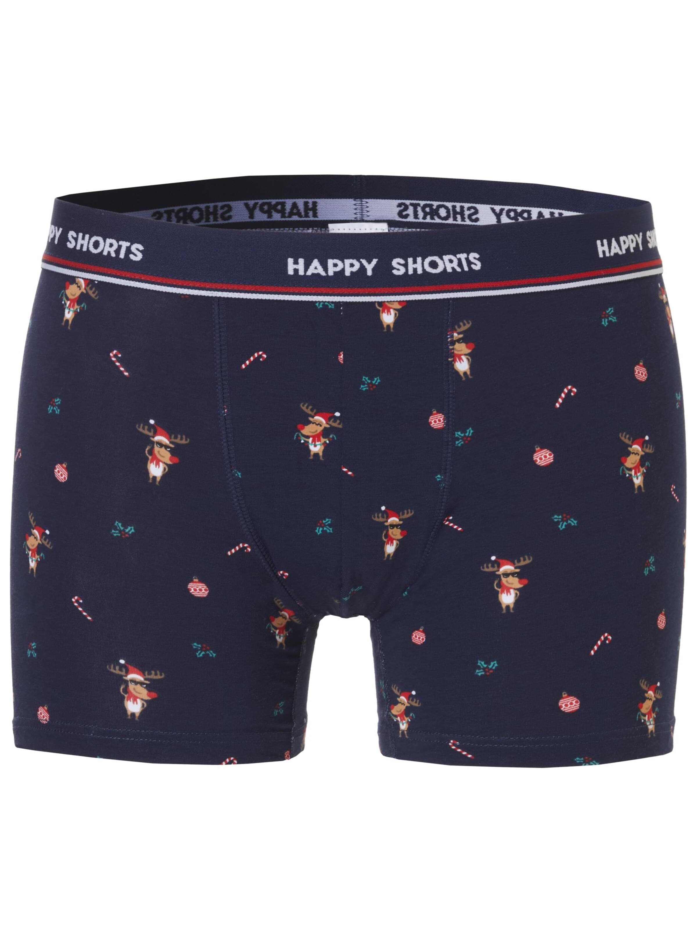Boxers 'Christmas' Happy Shorts en bleu
