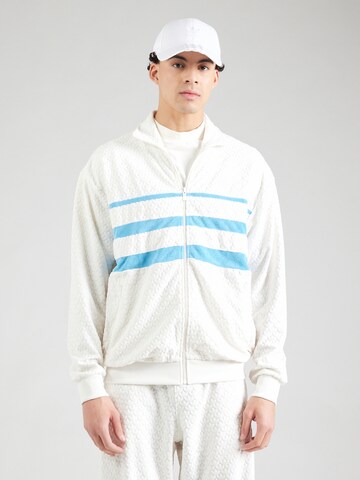Giacca di felpa 'Q12' di ADIDAS ORIGINALS in bianco: frontale