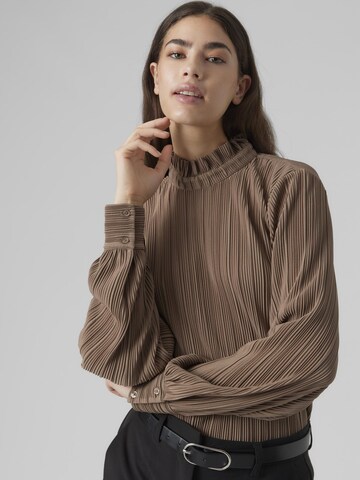 VERO MODA Blouse 'AURORA' in Bruin
