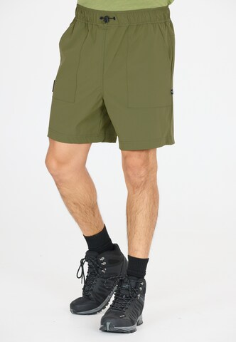 Whistler Regular Sports trousers 'Trek' in Green: front