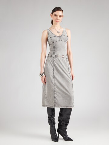DIESEL Dress 'D-INNY' in Grey: front