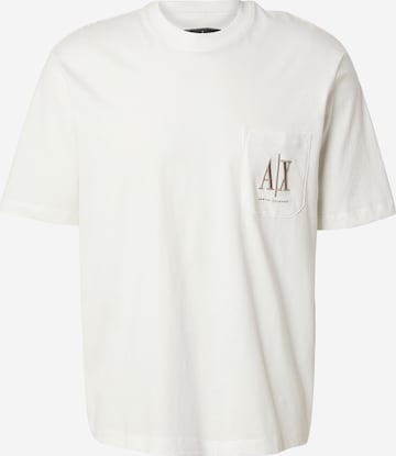 ARMANI EXCHANGE T-Shirt in Weiß: Vorderseite