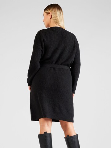 PIECES Curve Knit dress 'ELLEN' in Black