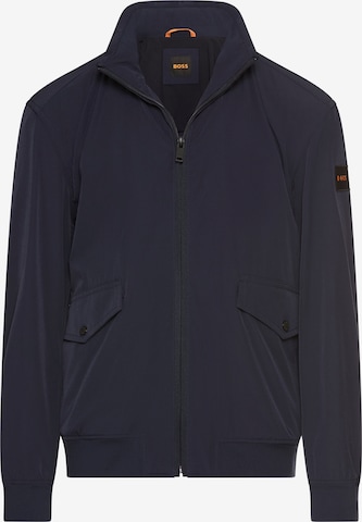 BOSS Orange Between-Season Jacket in Blue: front