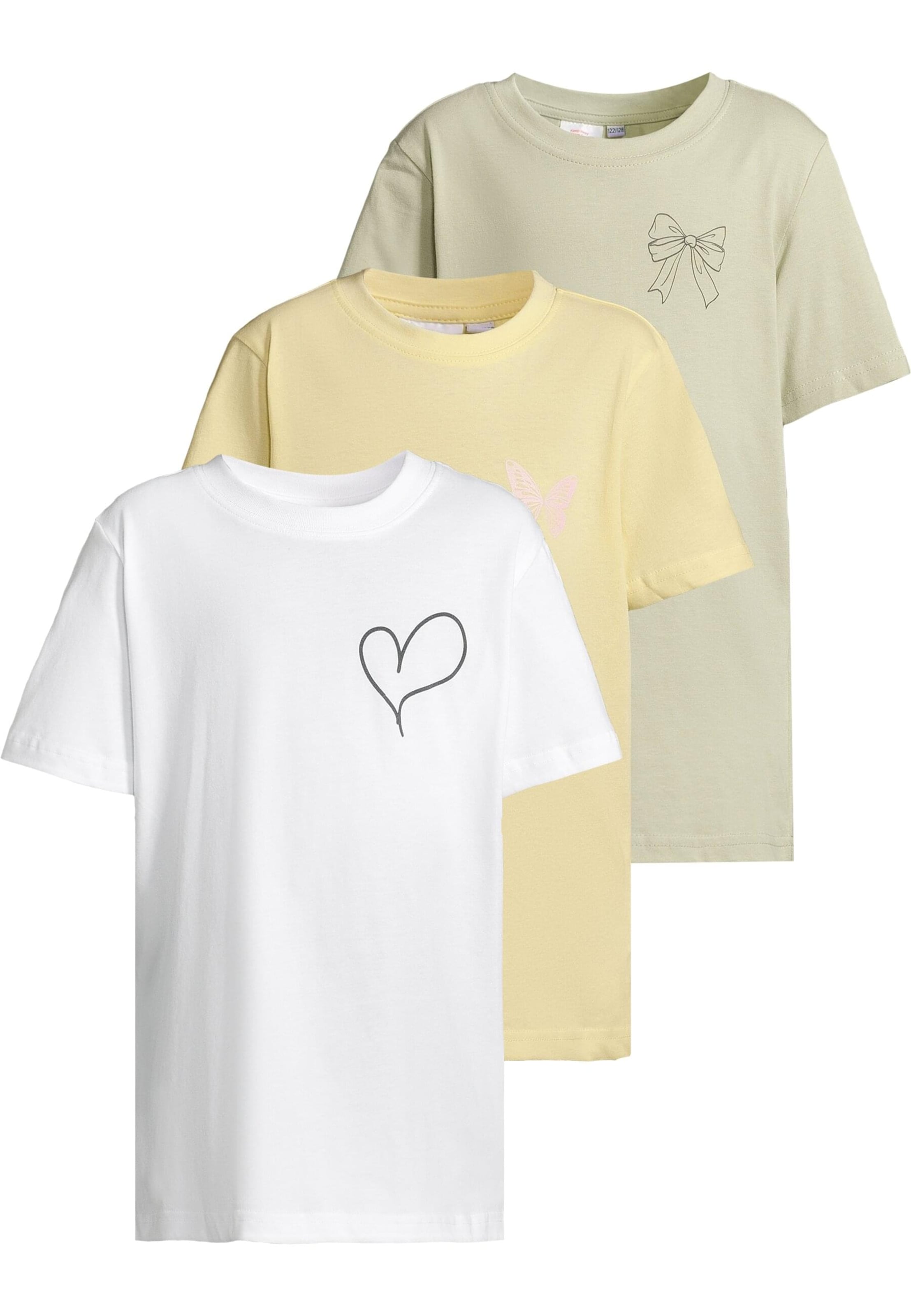 T-Shirt Urban Classics en jaune : devant