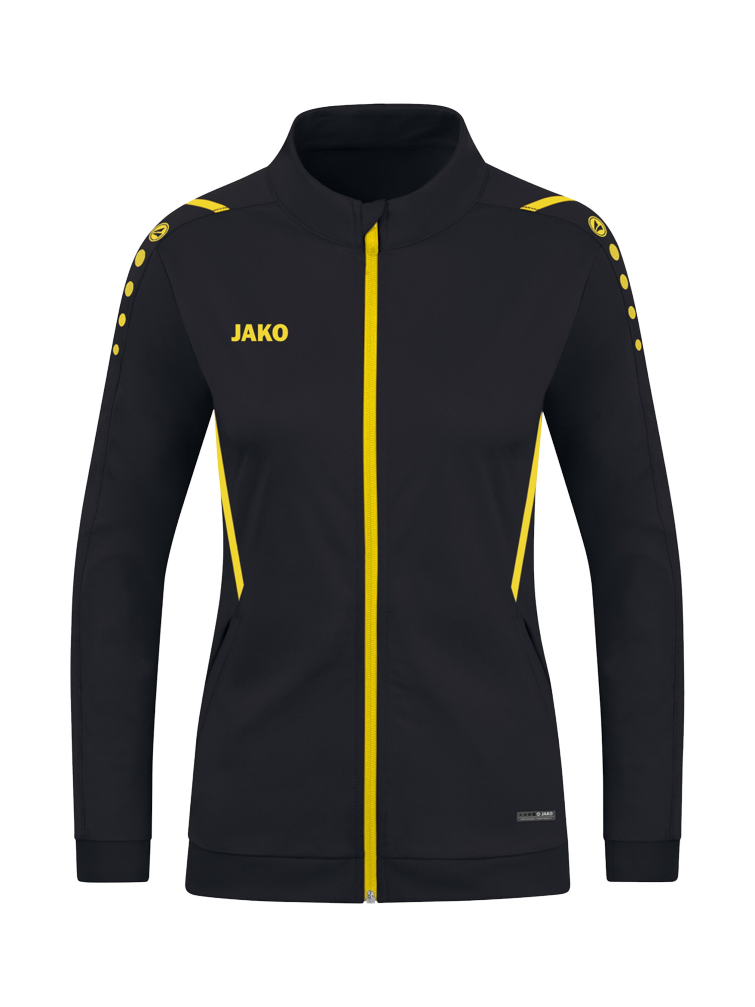 JAKO Sportjacke 'Challenge' in Schwarz: Vorderseite