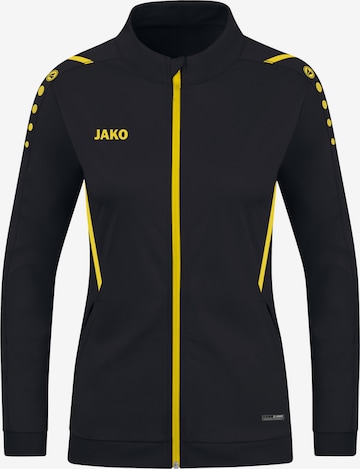 JAKO Sportjacke in Schwarz: Vorderseite