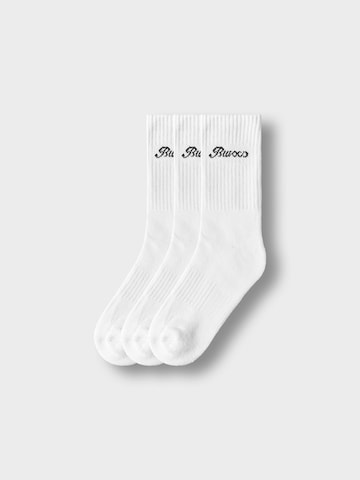 Burocs Socks in White: front