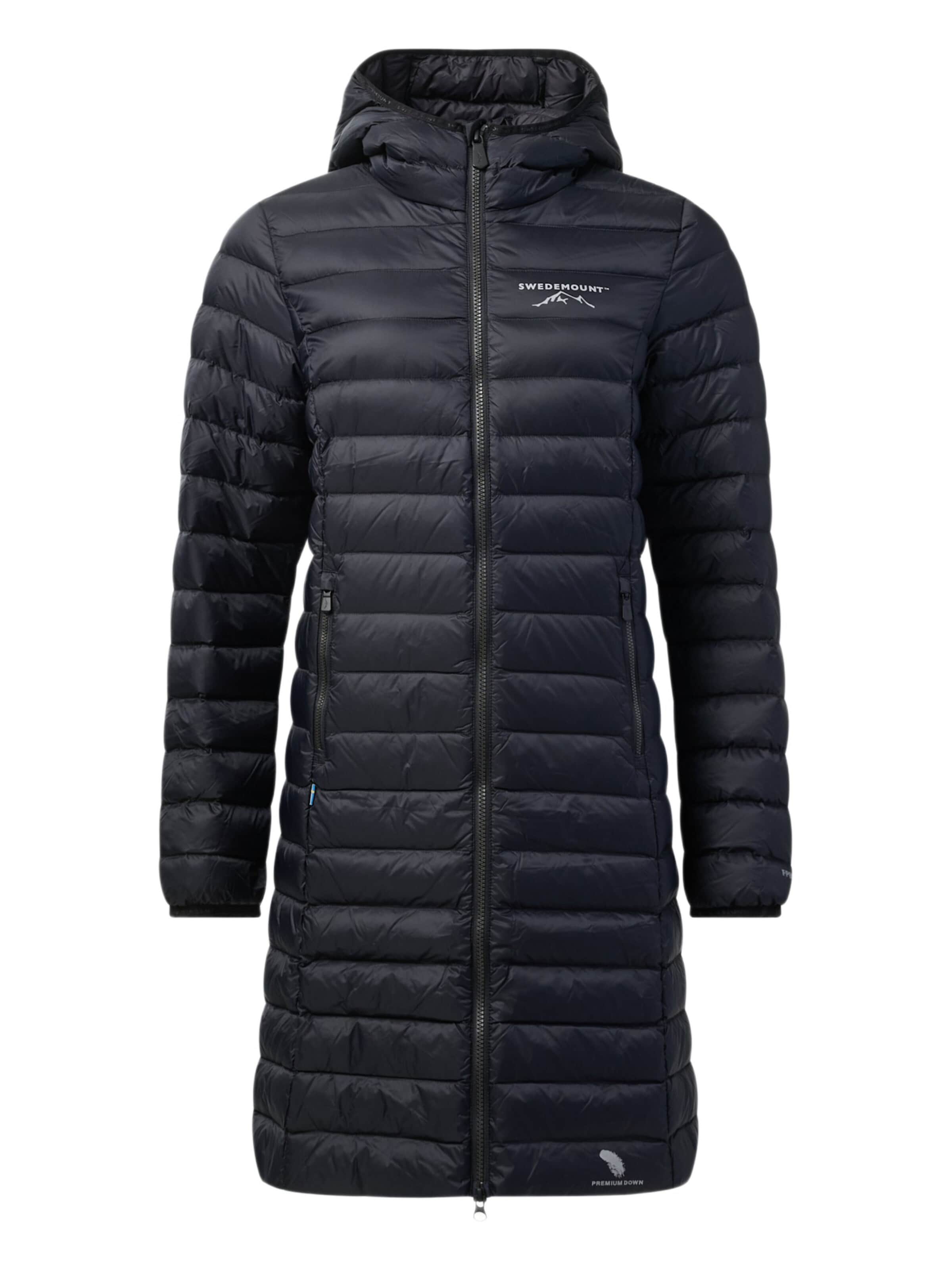 SWEDEMOUNT Vinterfrakke 'Himalaya' i sort: forside