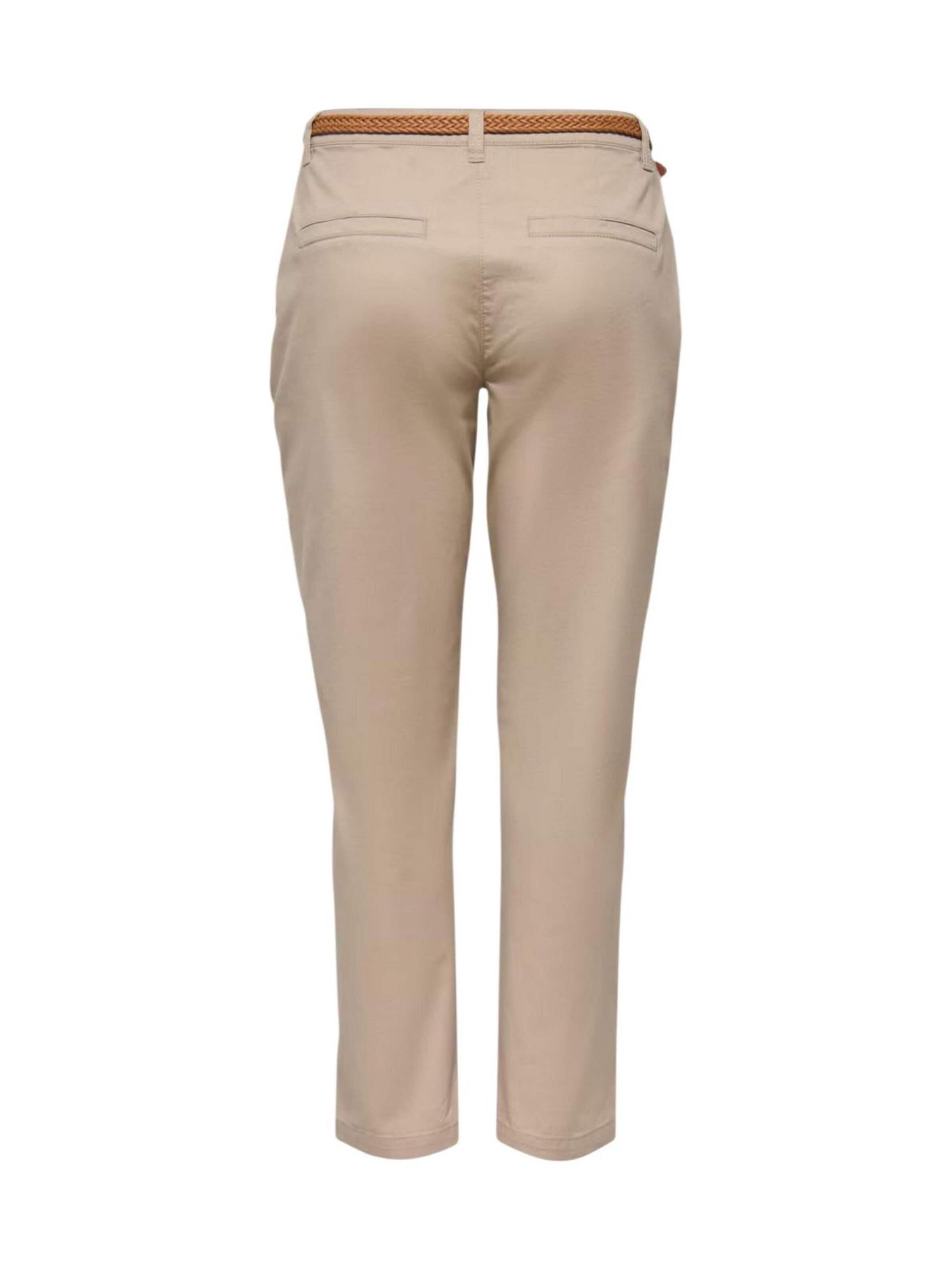 regular Pantaloni 'JDYCHICAGO MW BELT CHINO PANTS WVN NOOS 15311897' di Jaqueline de Yong in beige