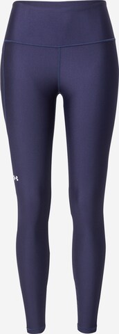 Skinny Pantalon de sport UNDER ARMOUR en bleu : devant