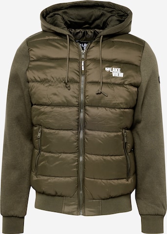 Lake View Between-Season Jacket 'Felix' in Green: front