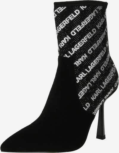 Karl Lagerfeld Ankle Boots in Grey / Black / Silver, Item view