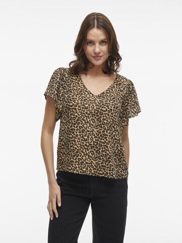 T-shirt VILA en marron : devant