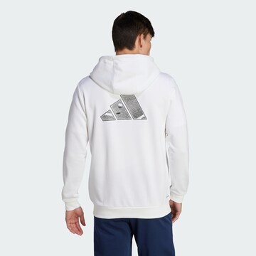 ADIDAS PERFORMANCE Sportovní mikina 'Club Teamwear' – bílá