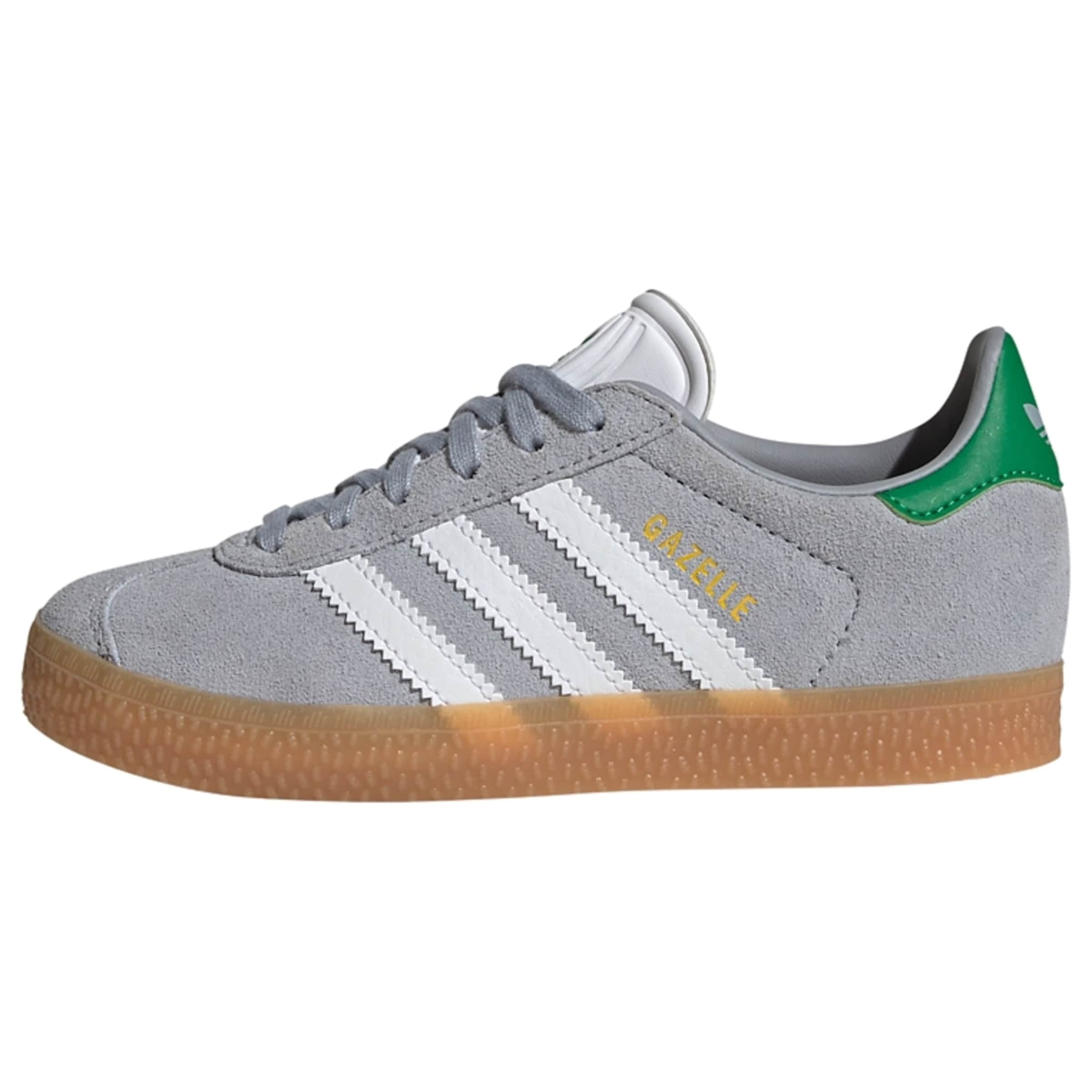 pilka ADIDAS ORIGINALS Sportbačiai 'Gazelle': priekis