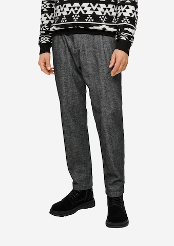 Effilé Pantalon s.Oliver en gris : devant