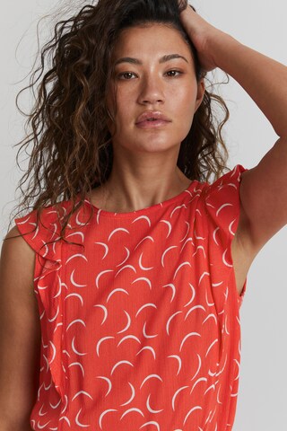 ICHI - Blusa 'Marrakech' en rojo