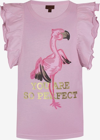 Kids Up Shirt in Roze: voorkant