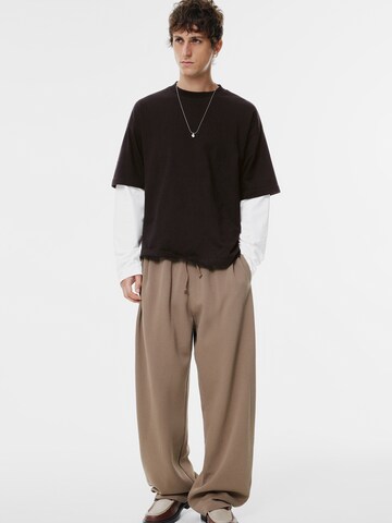 T-Shirt Pull&Bear en noir : devant