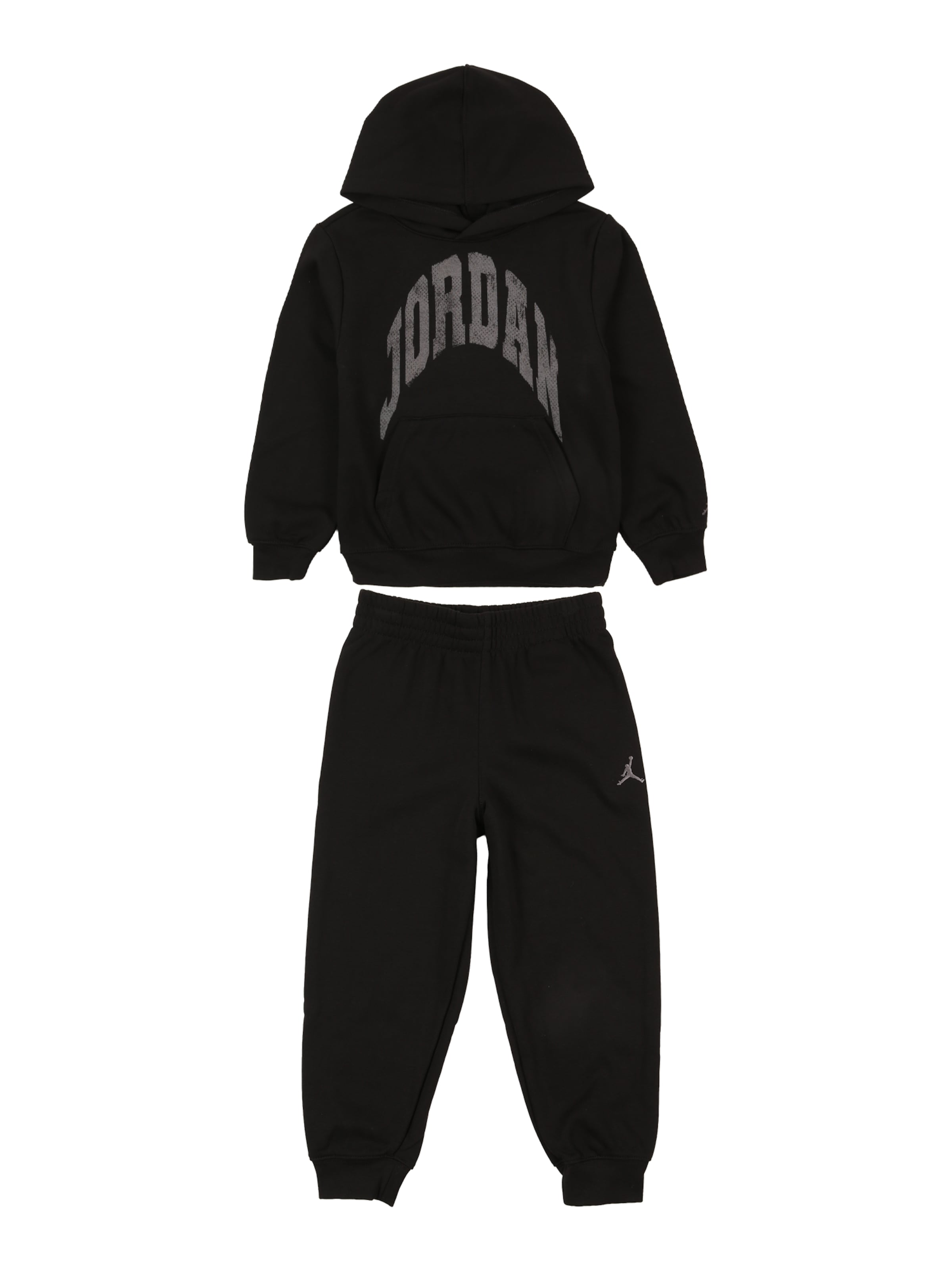 Jordan Облекло за бягане в черно: отпред