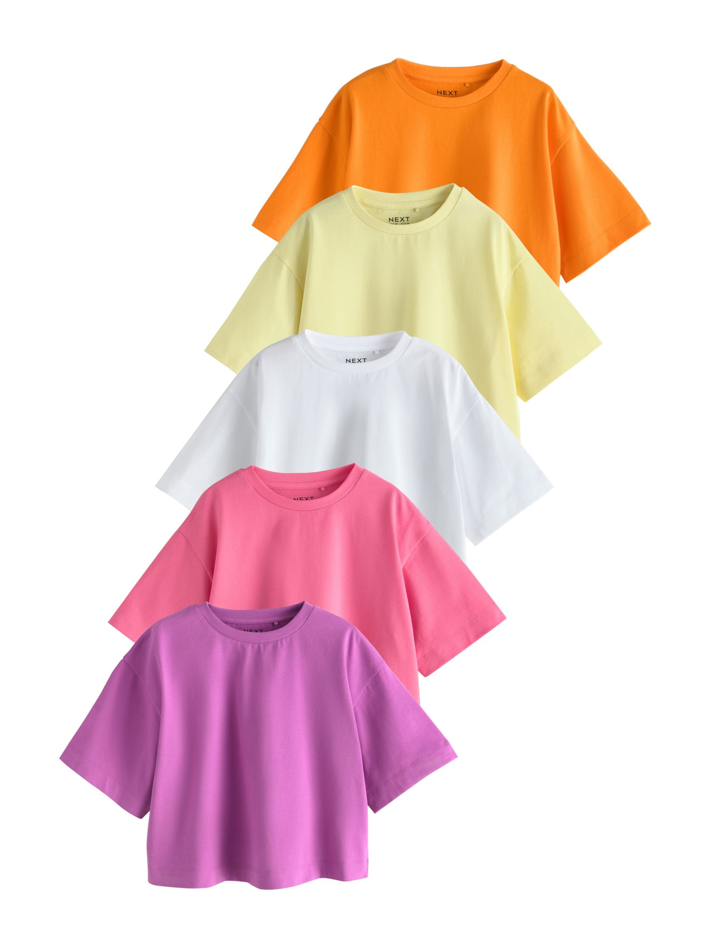 Next T-Shirt in Gelb: Vorderseite