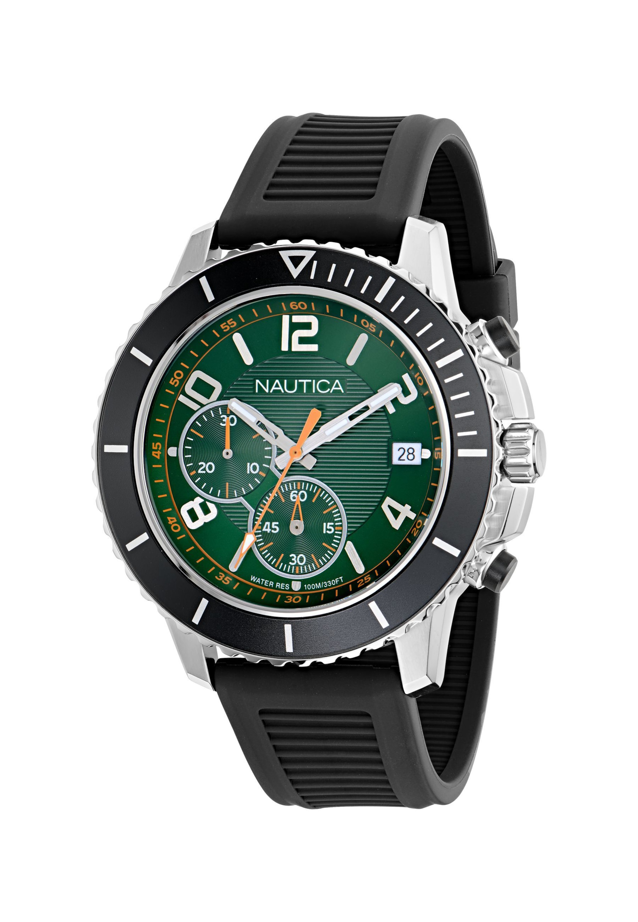 Montre à affichage analogique ' NCT STERNWAY ' NAUTICA en argent