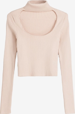 Pull-over Bershka en rose : devant