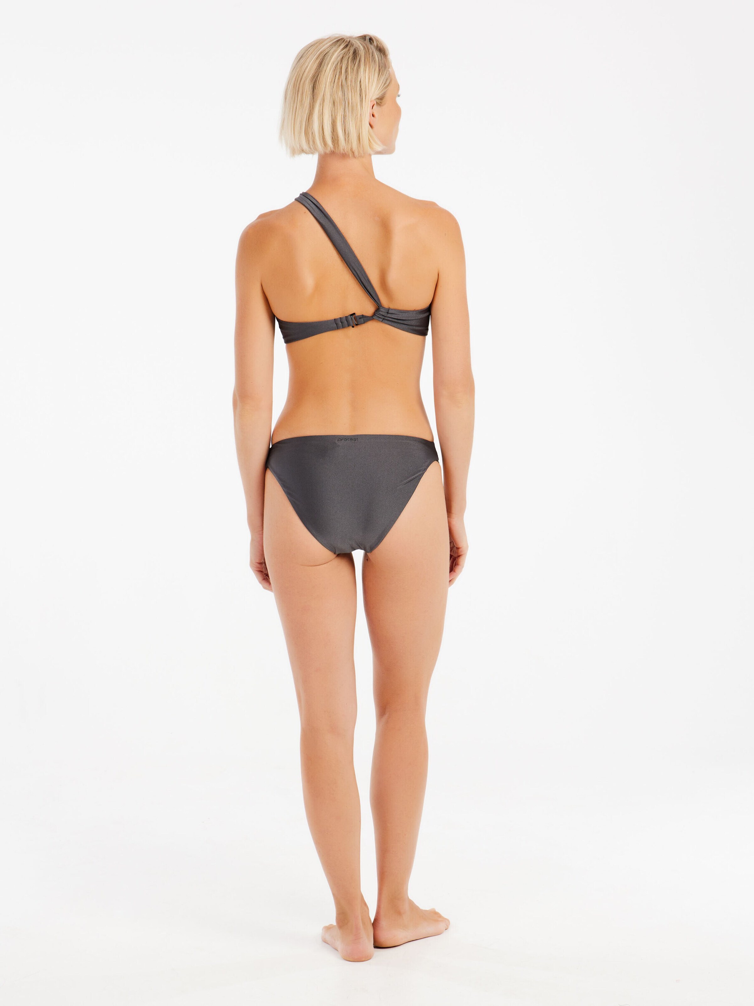 PROTEST Bandeau Bikini 'PRTBlum' in Grey