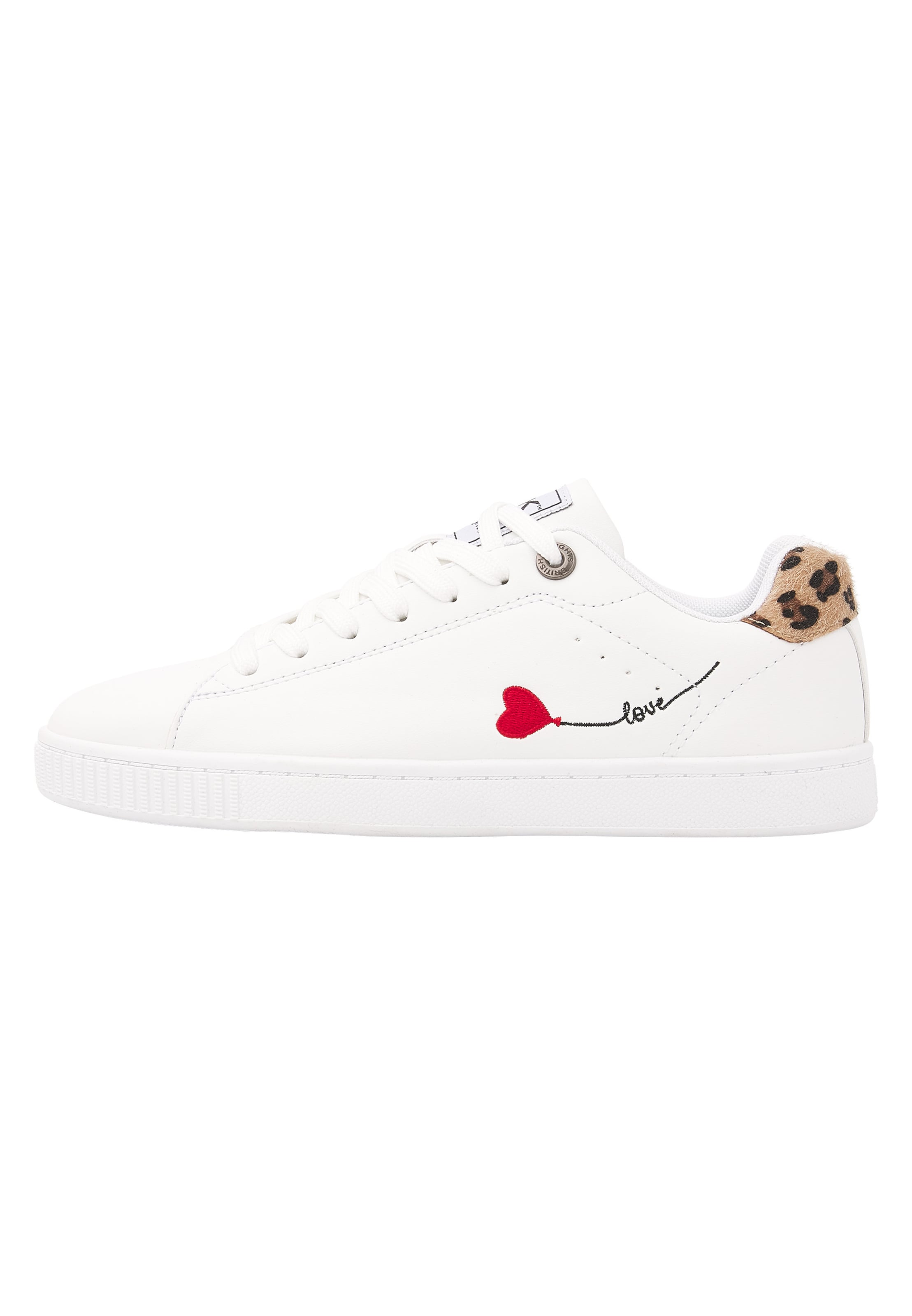 BRITISH KNIGHTS Sneaker low 'MIST' i hvid: forside
