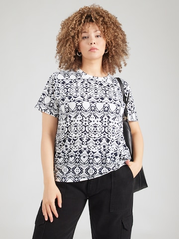 ONLY Carmakoma Футболка 'CARABIGAIL' в Синий: спереди