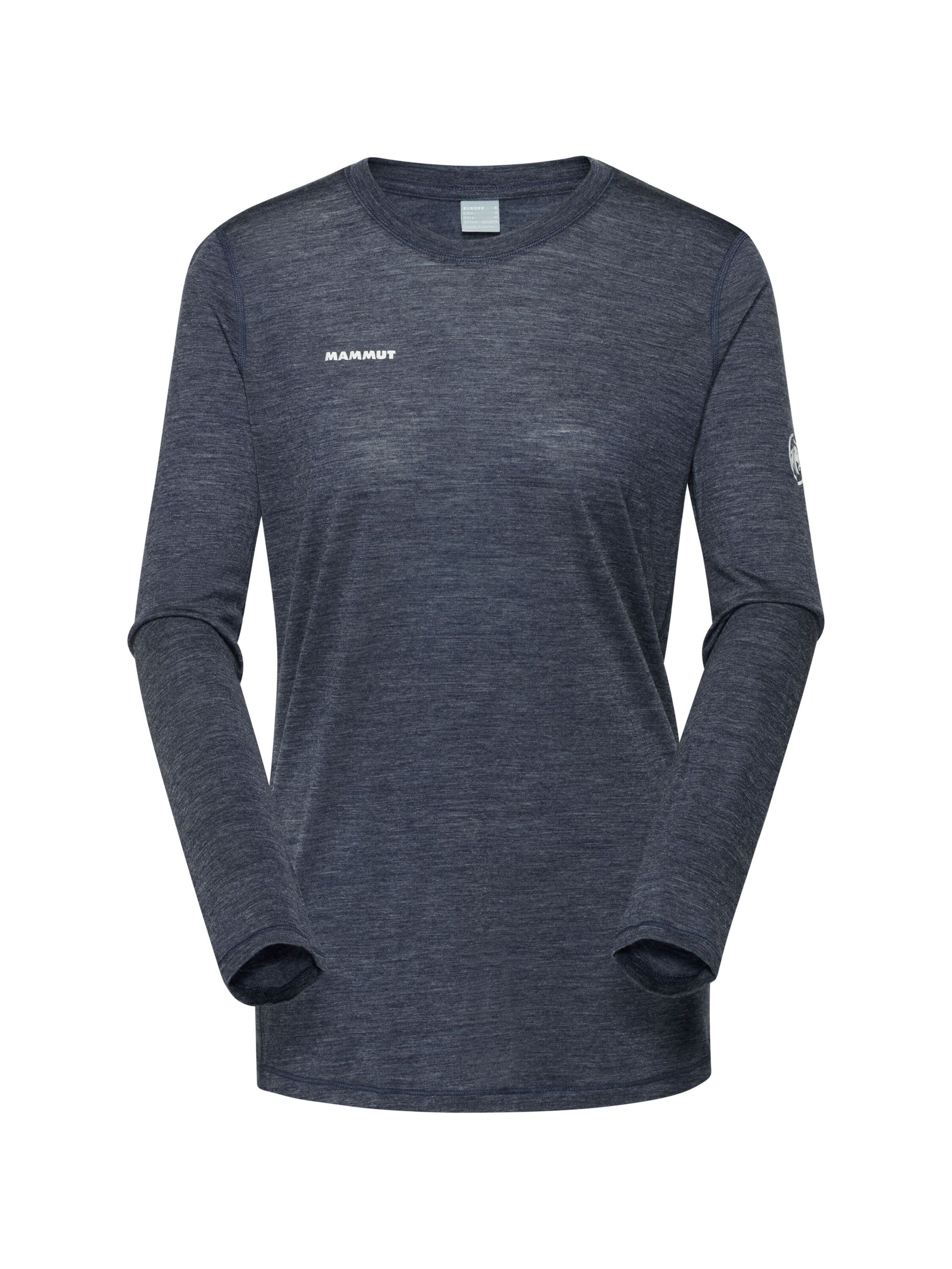 MAMMUT Performance Shirt in Blue: front