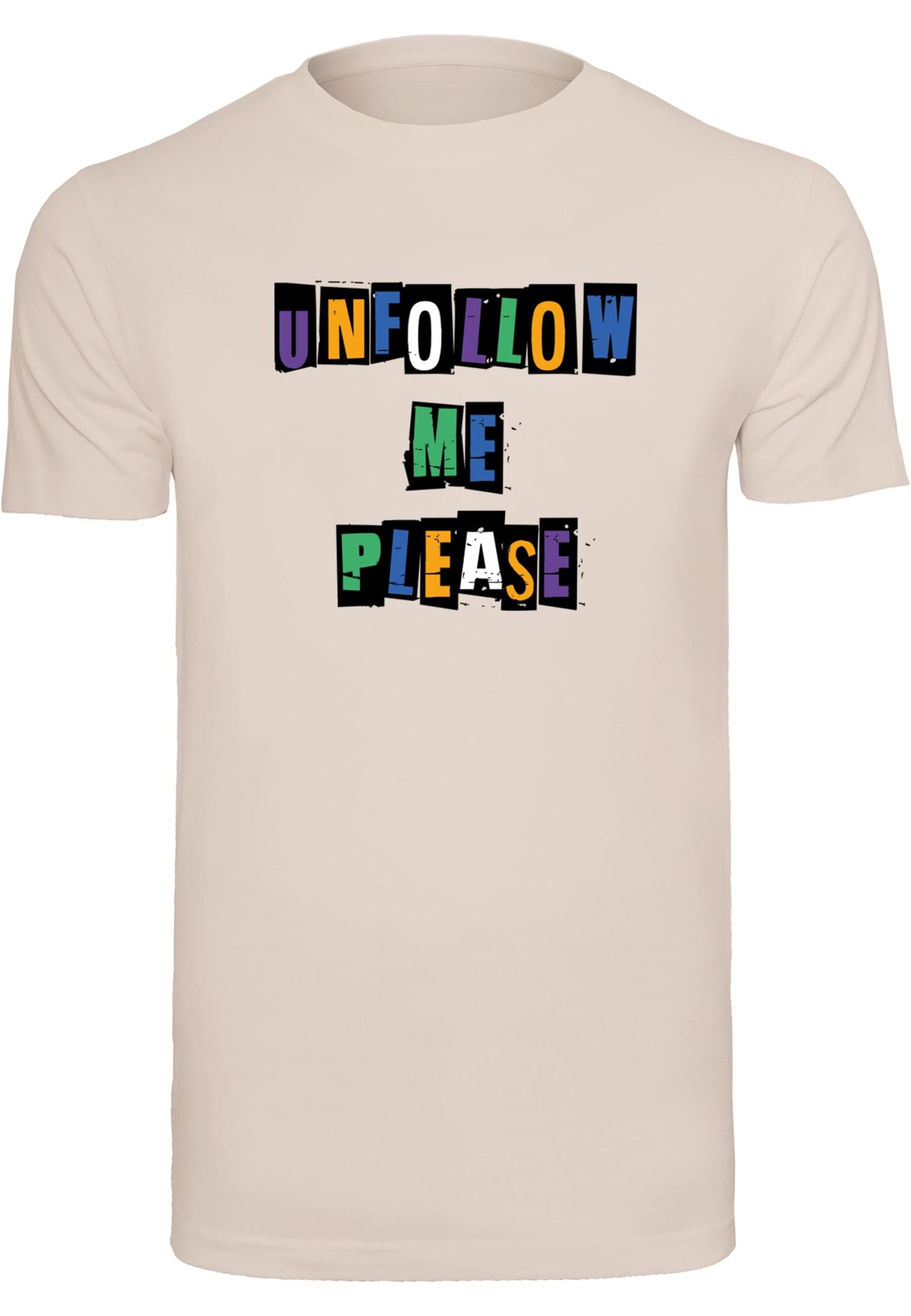 Merchcode T-Shirt 'Please X' in Pink: Vorderseite