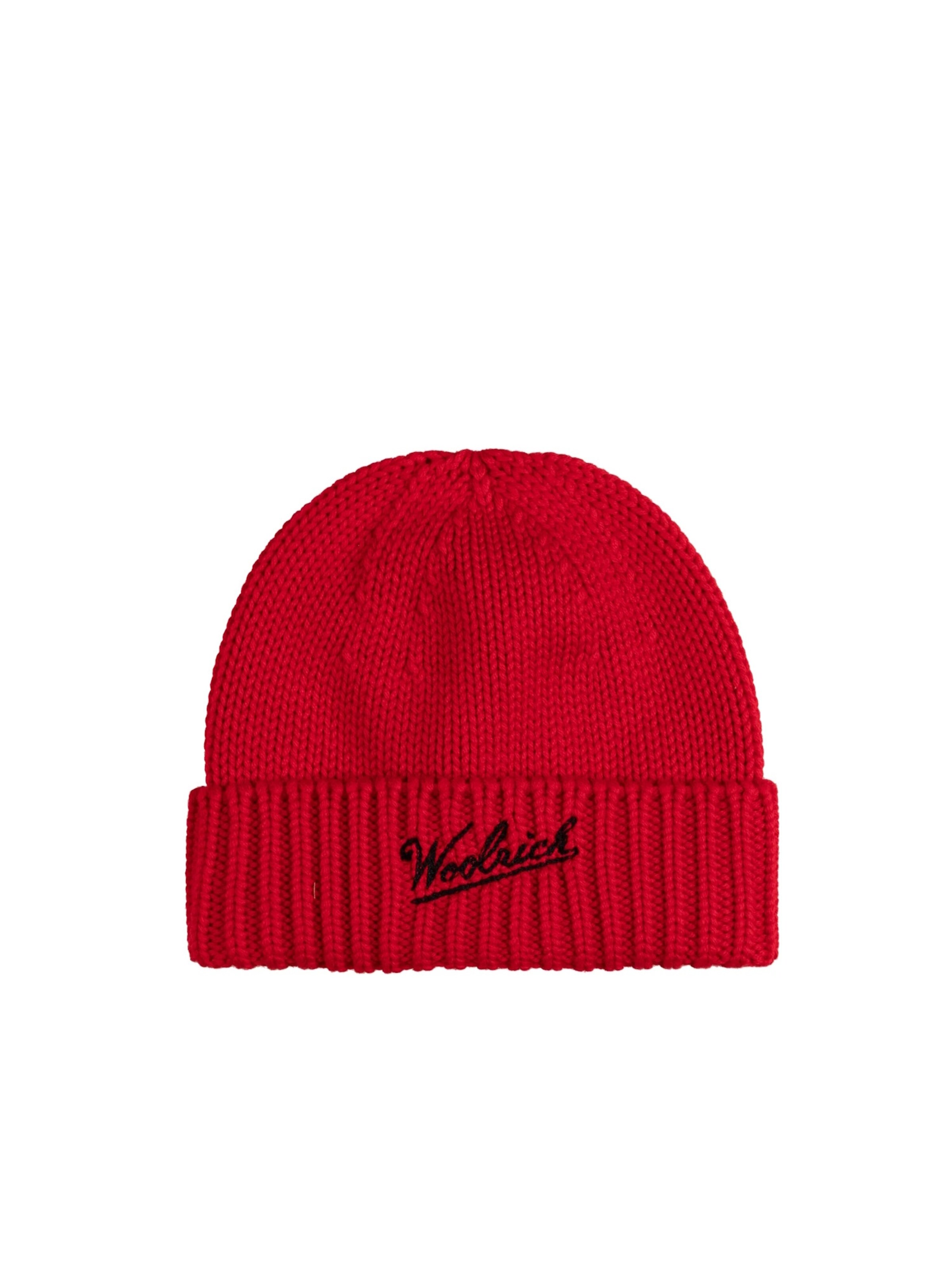 Woolrich Mütze in Rot: Vorderseite
