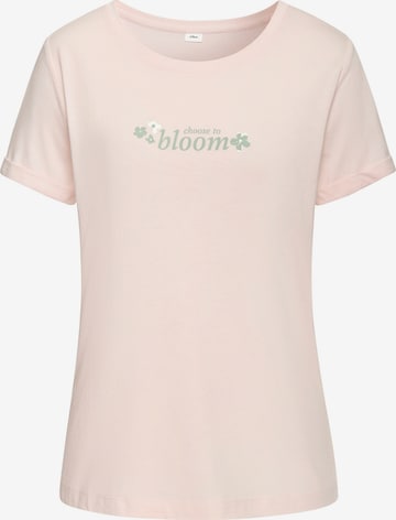 Bluză de noapte de la s.Oliver pe roz: față