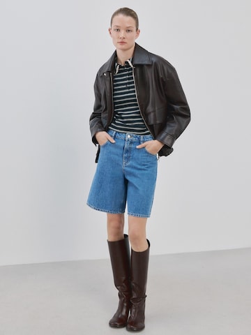 MANGO Tričko 'LIRIA' – modrá