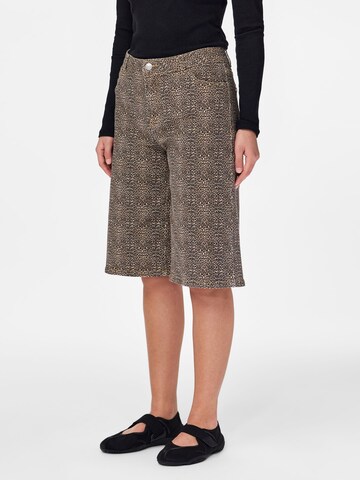 PIECES - regular Pantalón 'PCSalume' en marrón: frente