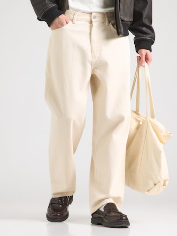 Only & Sons Avar lõige Teksapüksid 'ONSFADE', värv beež: eest vaates