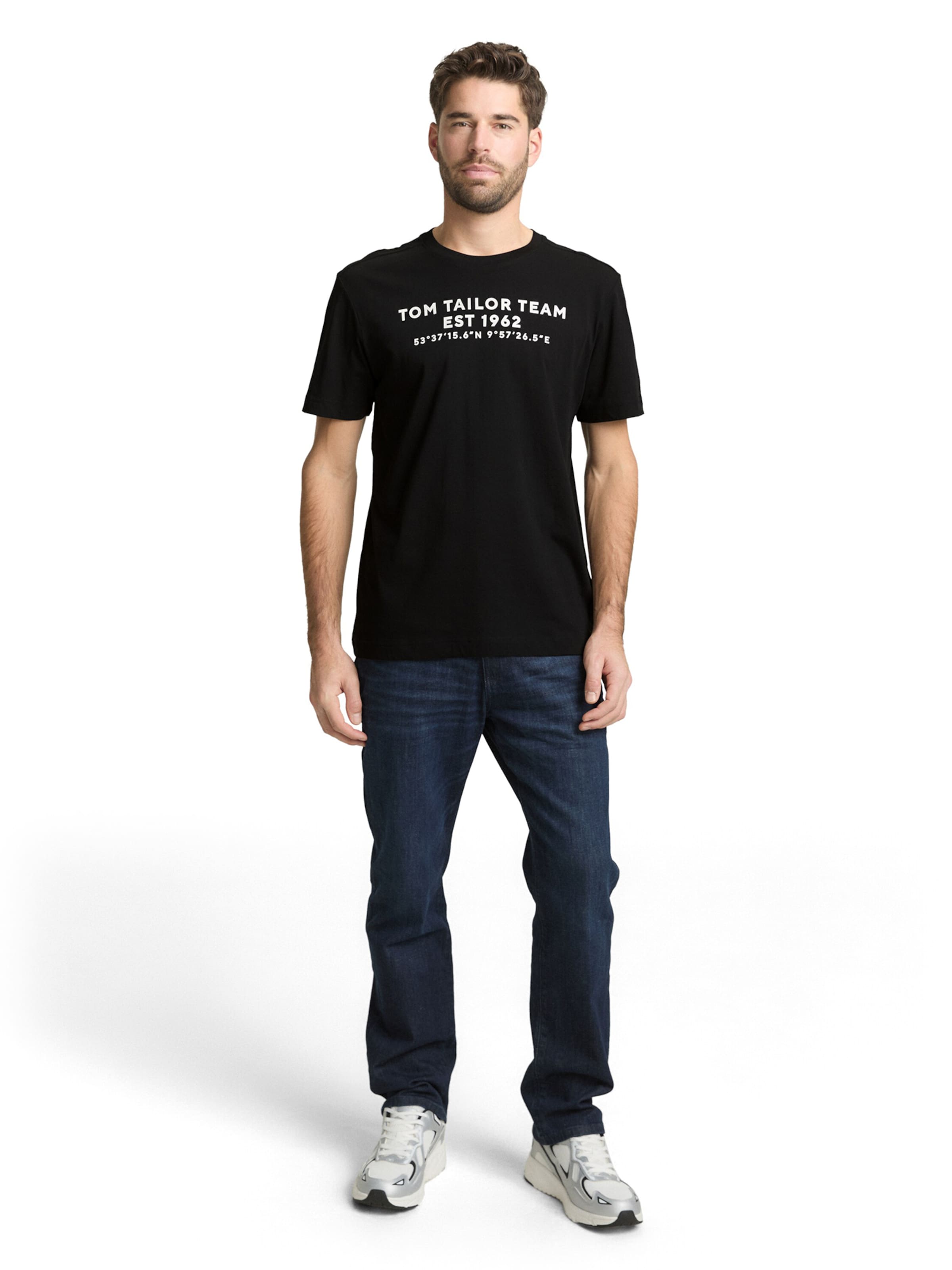 TOM TAILOR Tričko - Čierna