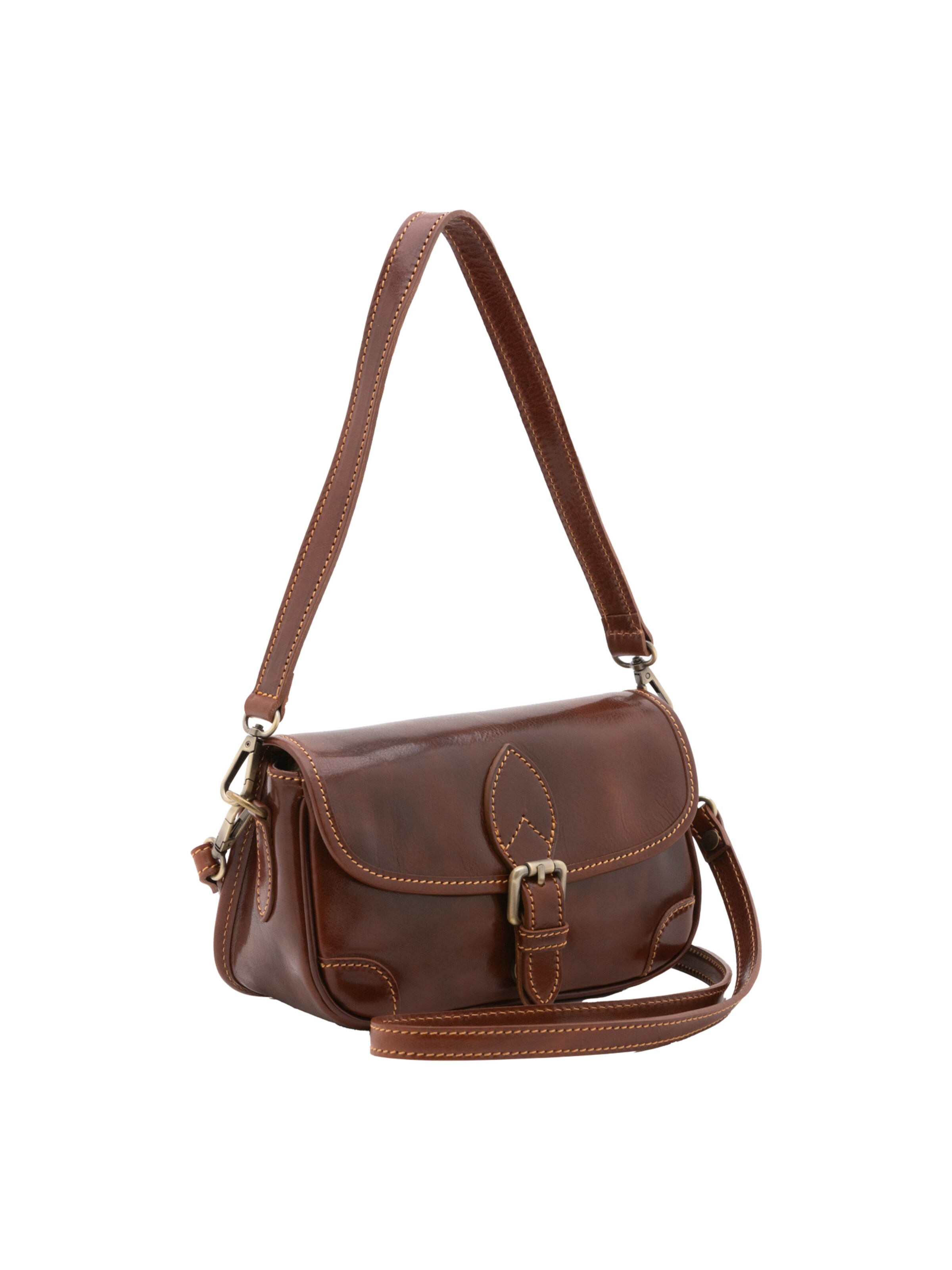 Viola Castellani Sac bandoulière en marron, Vue avec produit